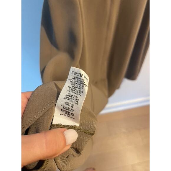 Theory Taupe Short-Sleeve A-Line Dress – Size 4 - Picture 7 of 7